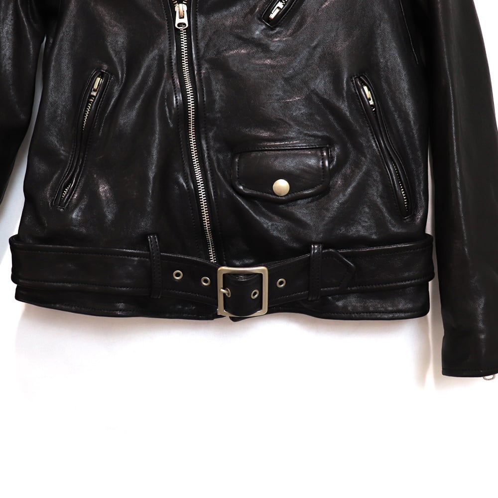beautiful people / bp shrink leather riders jacket