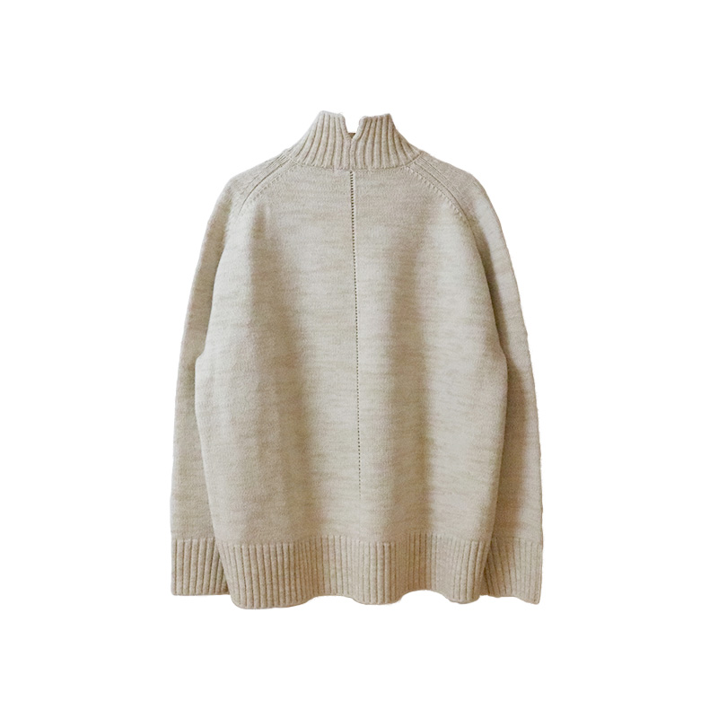 CINOH｜19AW OVERSIZE HI NECK KNIT-