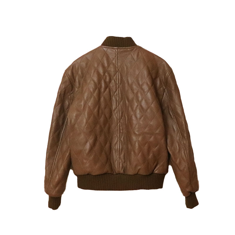 ERNEST W. BAKER / EWB Quilted Leather Bomber | ERNEST W.BAKER