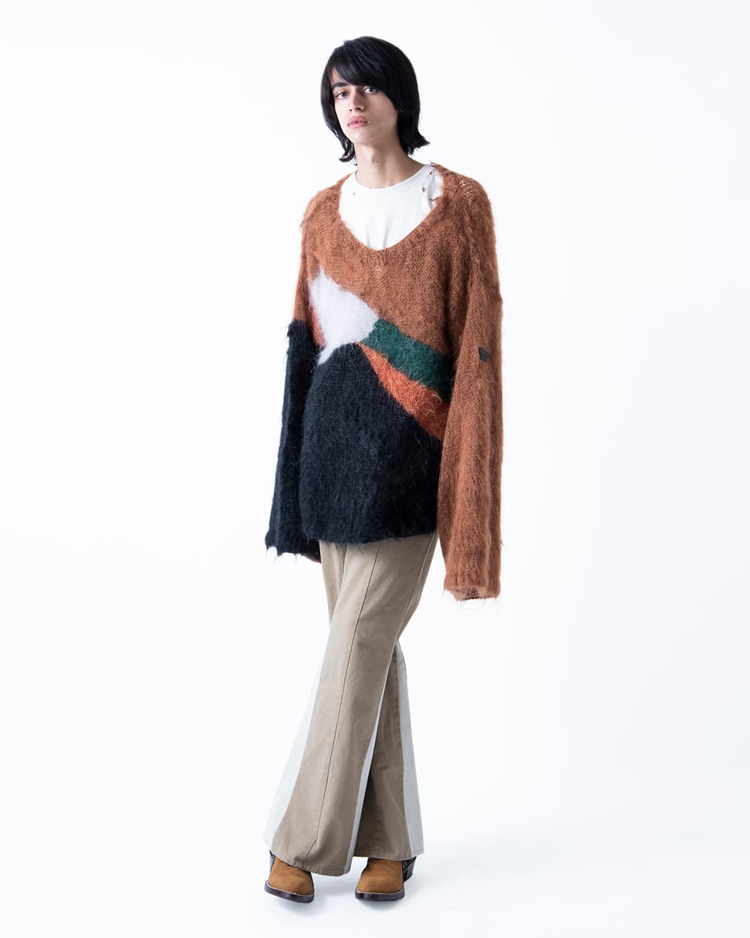 再×14入荷 FORSOMEONE / FO OVERSIZED MOHAIR KNIT | elektrosako.cz