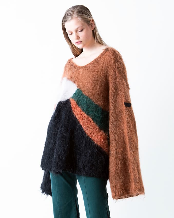 FORSOMEONE / FO OVERSIZED MOHAIR KNIT-