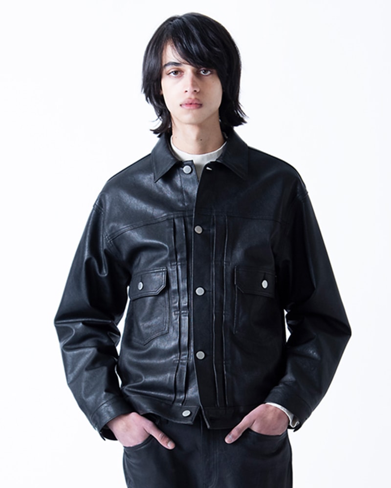 FORSOMEONE / FO LEATHER WORK JACKET | MENS,アウター,BLACK | KOH'S