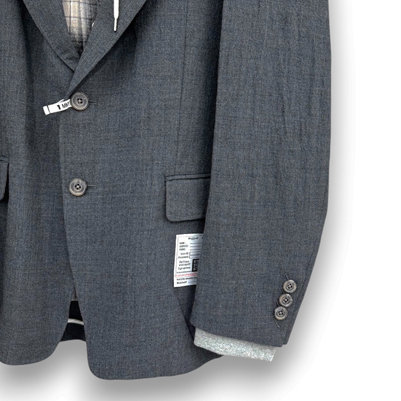 Maison MIHARA YASUHIRO / MMY TRIPLE LAYERED BLAZER | Maison