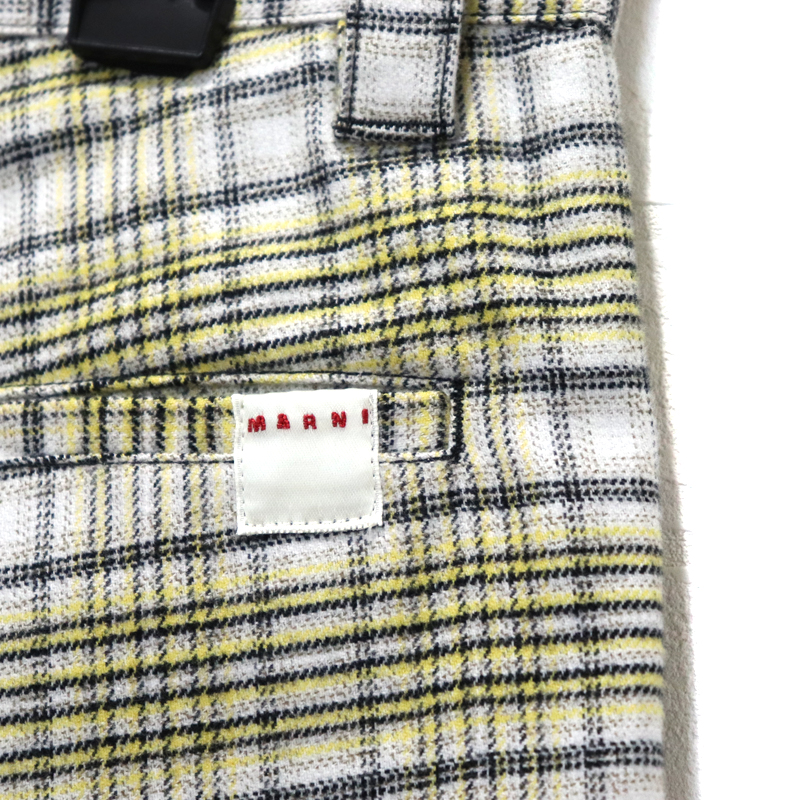 再値下げ! MARNI CHECK PANTS libraryscore.net