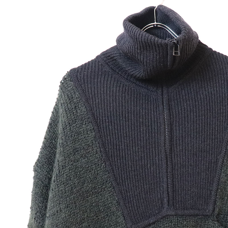 muller of yoshiokubo / moy PIMPLES HALF-ZIP KNIT | WOMENS,ニット