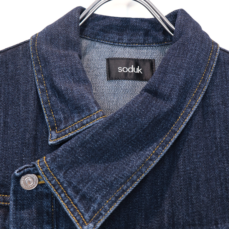 soduk / sd overlap denim vest | WOMENS,アウター | KOH'S LICK CURRO