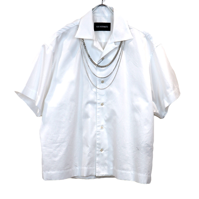 YUKI HASHIMOTO / YH NECKLESS ATTACHED OPEN COLLAR SHIRTS | YUKI