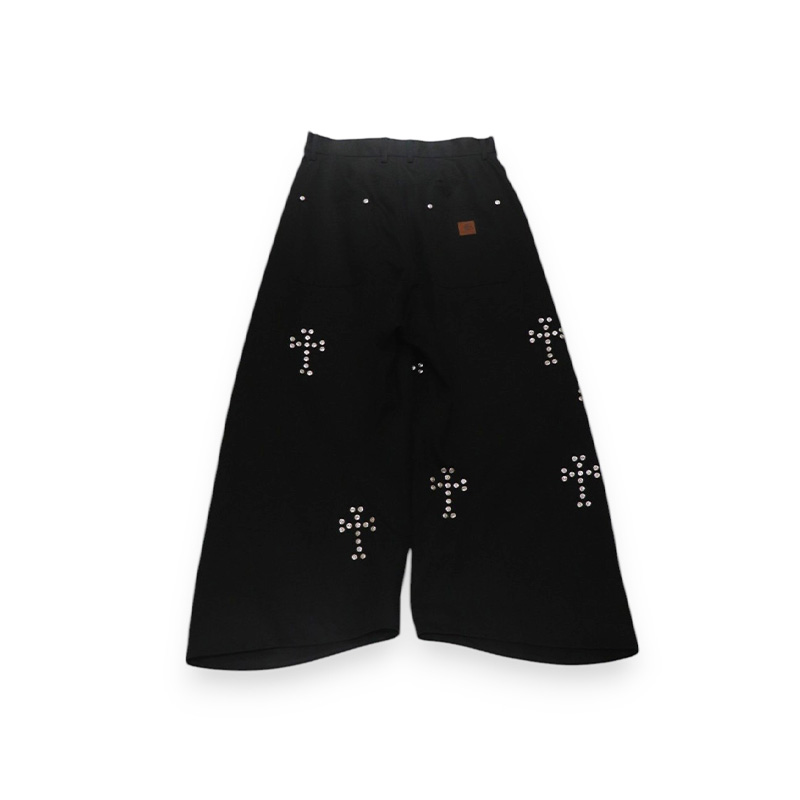 YUKI HASHIMOTO / YH BAGGY TWISTED WORK PANTS WITH CROSS