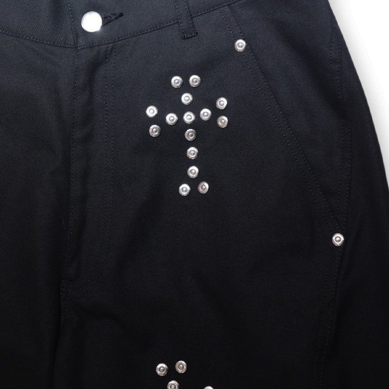 YUKI HASHIMOTO / YH BAGGY TWISTED WORK PANTS WITH CROSS
